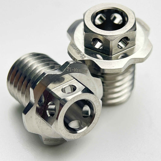 Ti-Master Shifter Hose Nut | 2.4g Titanium CNC | Shimano & SRAM SM-BH90