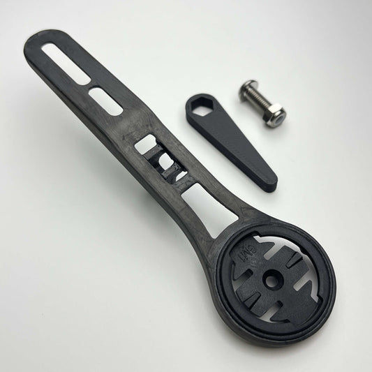 TiParts CARBON Darimo Nexum Drag Computer Mount | Garmin Wahoo