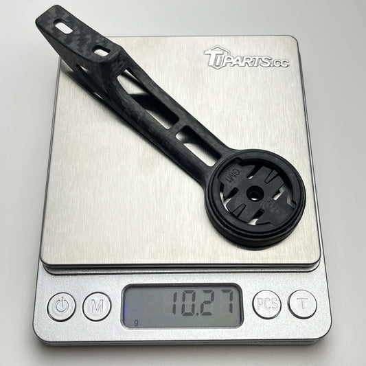 TiParts CARBON EXS Aerover Computer Mount | Garmin Wahoo