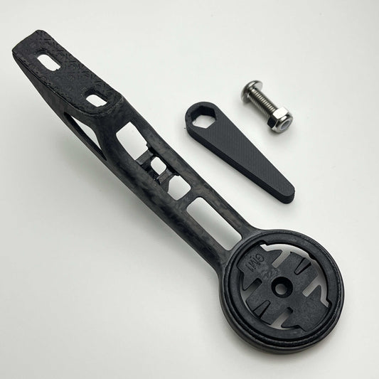 TiParts CARBON THM Frontale Aero Computer Mount | Garmin Wahoo