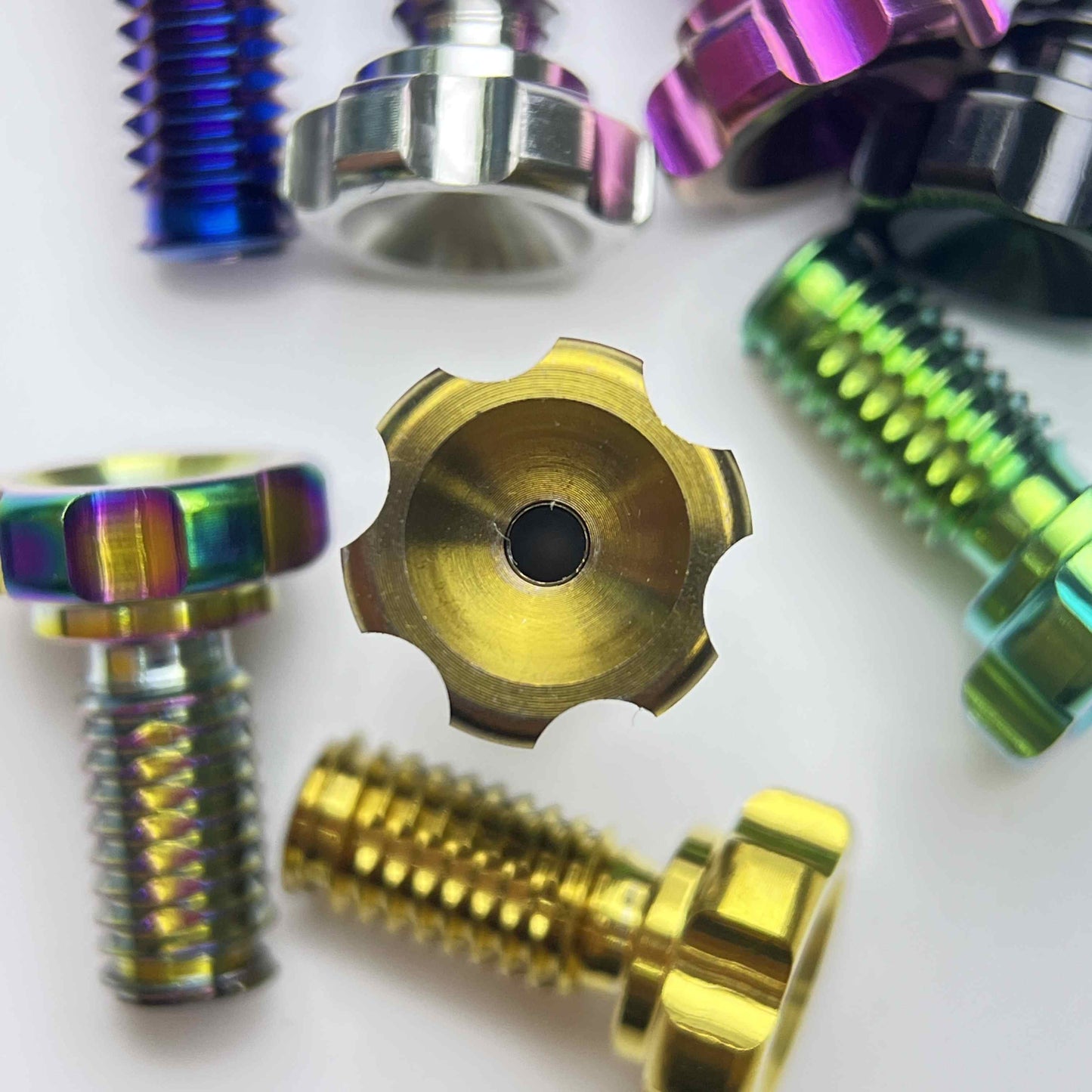 Hope Tech 4 Brake Lever Reach Adjustment & BPC Bolt/Screw Titanium Upgrade | Ti-Parts