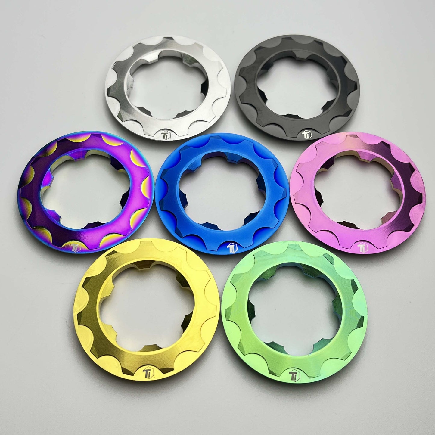 7,1 g Titan-Centerlock-Rotorabdeckung mit Innenverriegelung für Shimano und DT Swiss