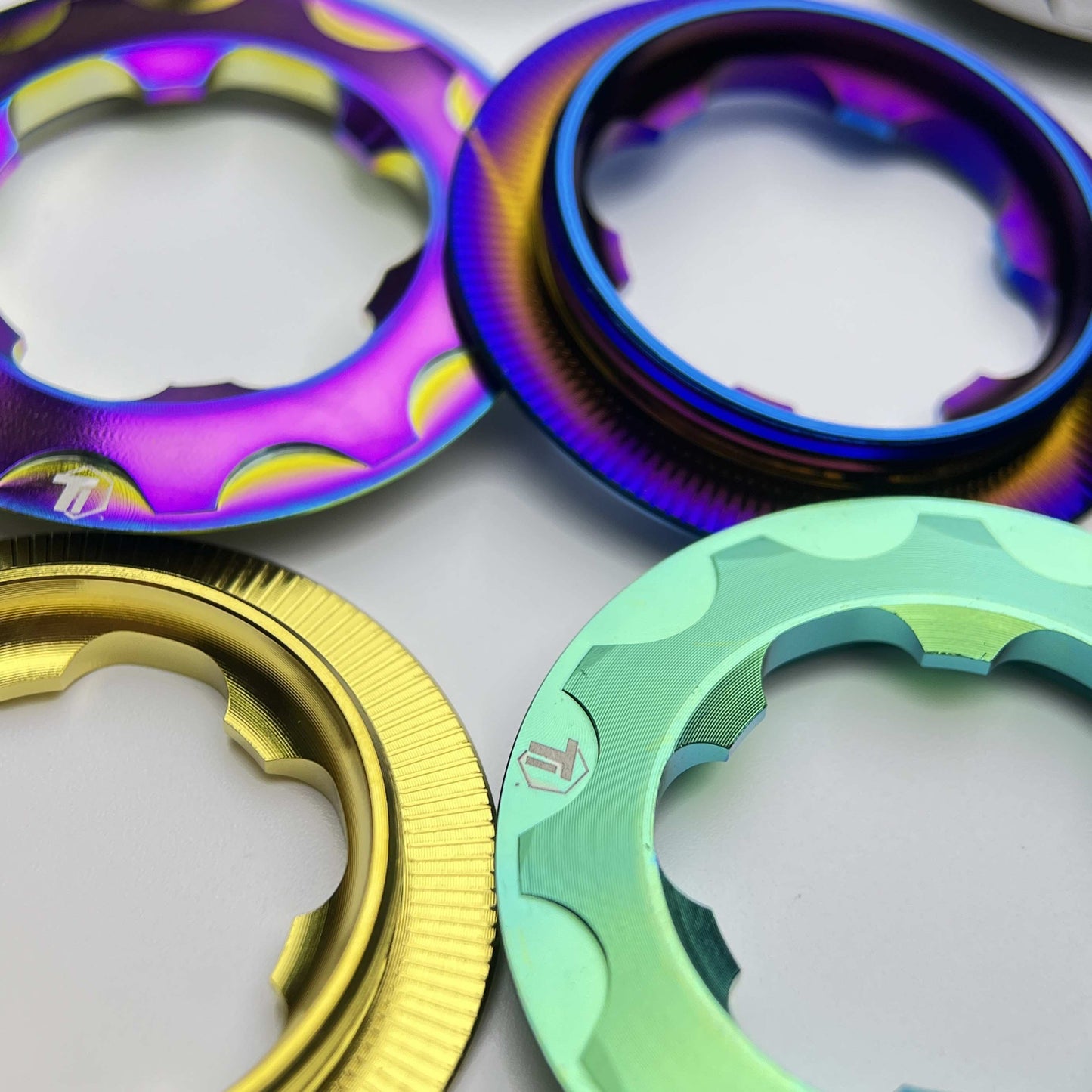 7,1 g Titan-Centerlock-Rotorabdeckung mit Innenverriegelung für Shimano und DT Swiss