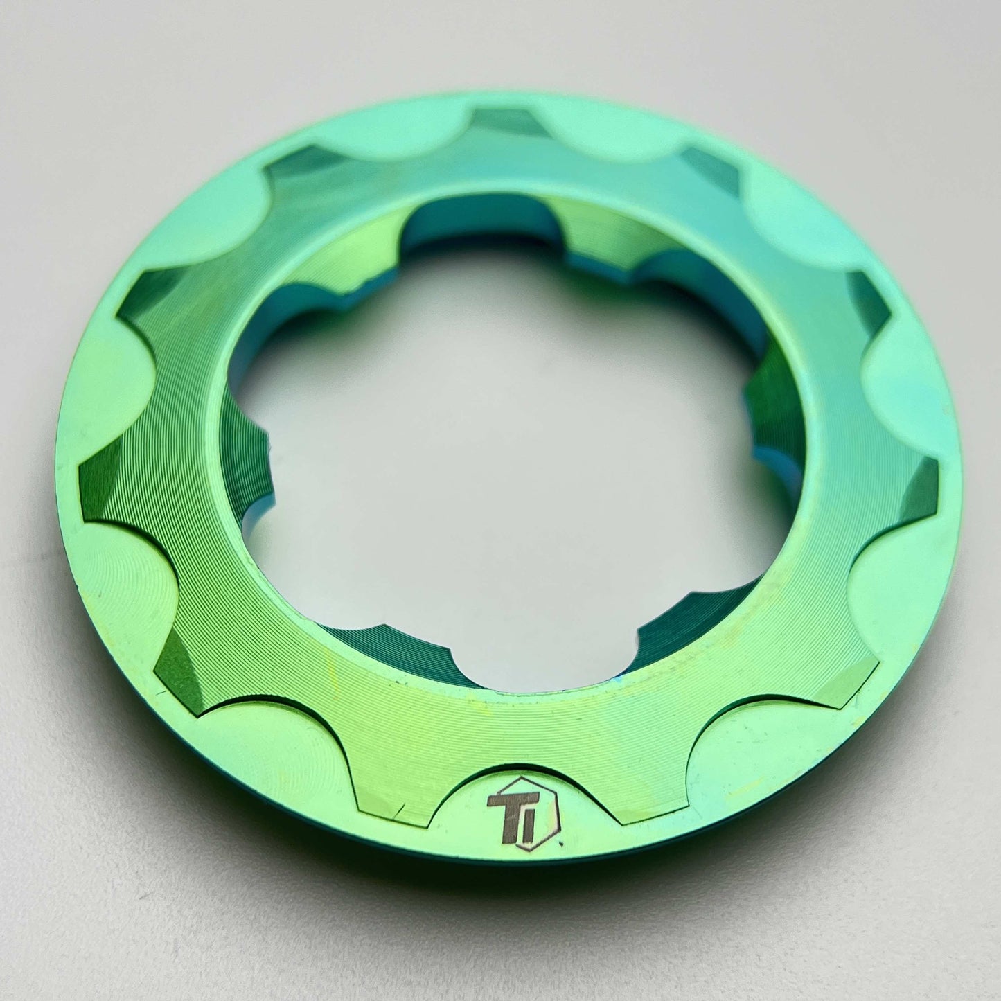 7,1 g Titan-Centerlock-Rotorabdeckung mit Innenverriegelung für Shimano und DT Swiss