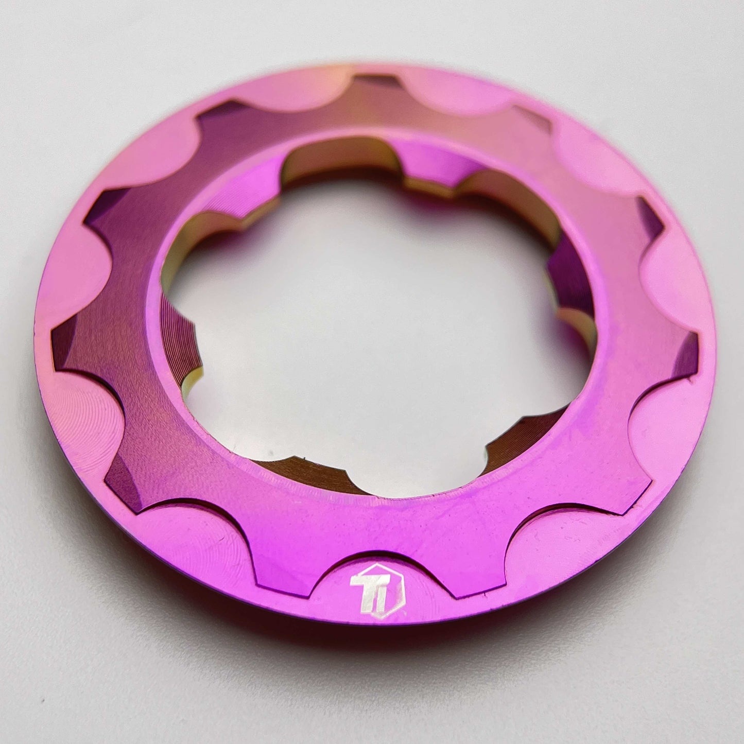 7,1 g Titan-Centerlock-Rotorabdeckung mit Innenverriegelung für Shimano und DT Swiss