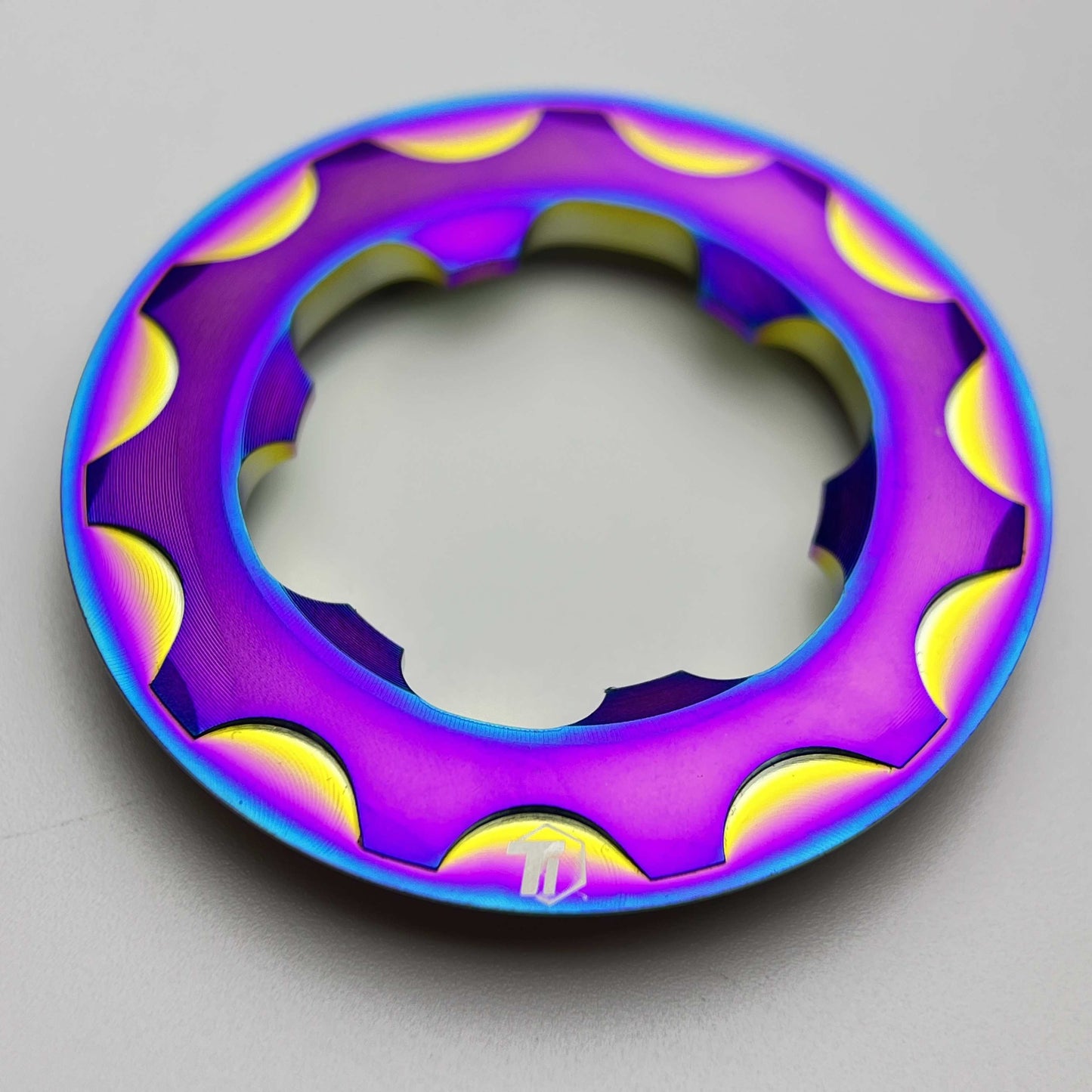 7,1 g Titan-Centerlock-Rotorabdeckung mit Innenverriegelung für Shimano und DT Swiss