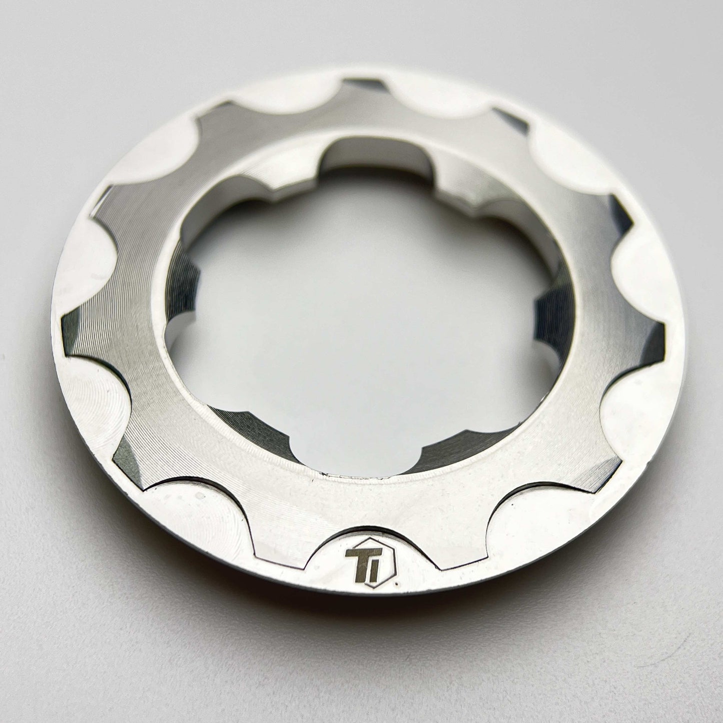 7,1 g Titan-Centerlock-Rotorabdeckung mit Innenverriegelung für Shimano und DT Swiss