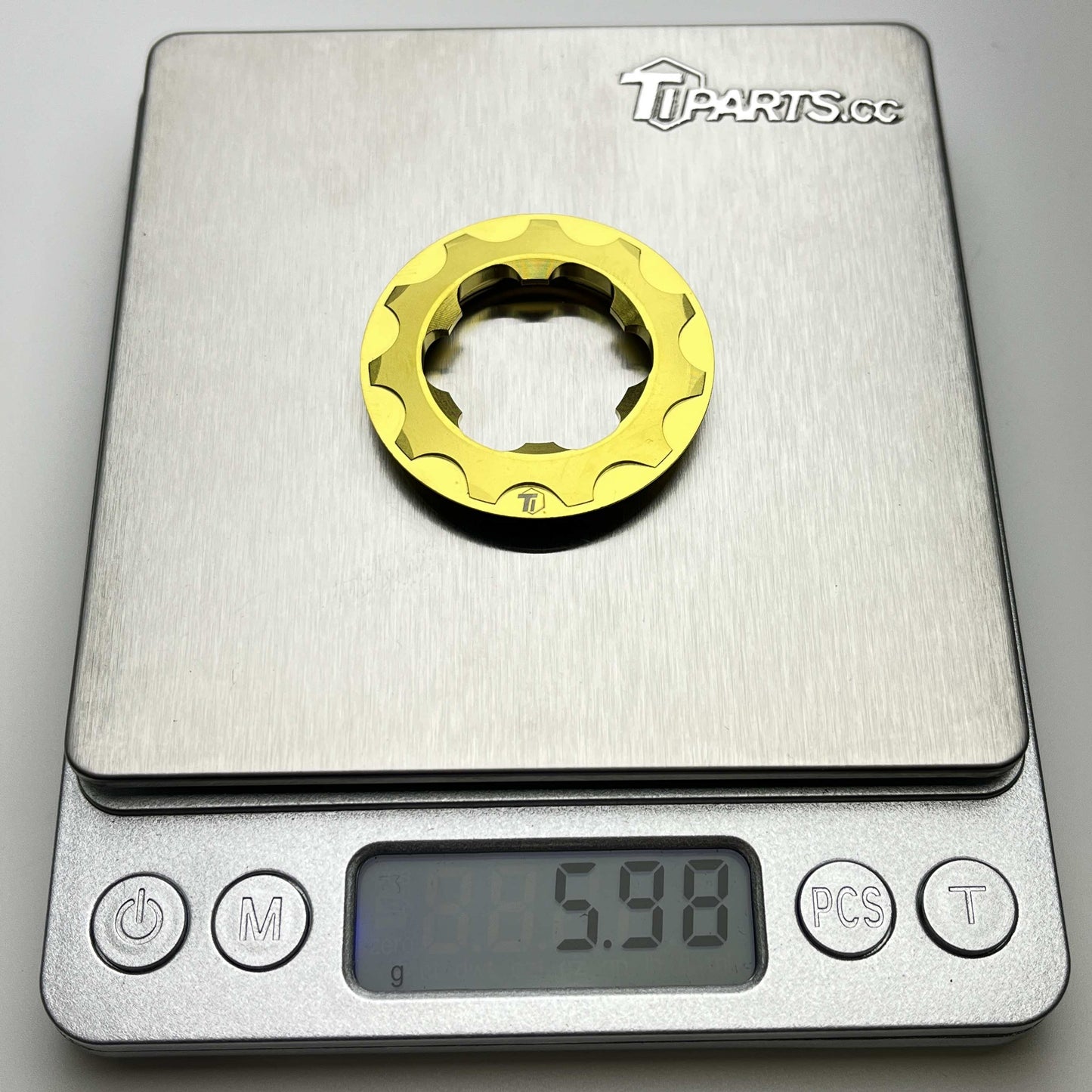 7,1 g Titan-Centerlock-Rotorabdeckung mit Innenverriegelung für Shimano und DT Swiss