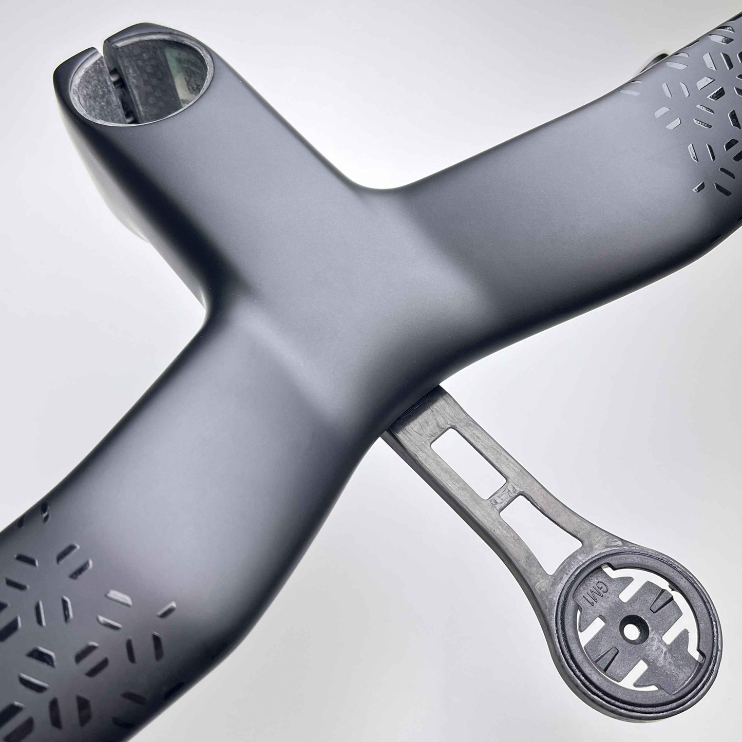 TiParts CARBON TAVELO RISE Computer Mount | -8° Garmin Wahoo