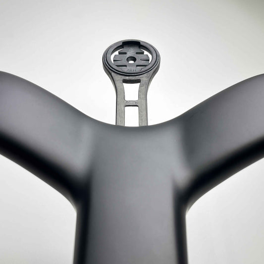 TiParts CARBON TAVELO RISE Computer Mount | -8° Garmin Wahoo