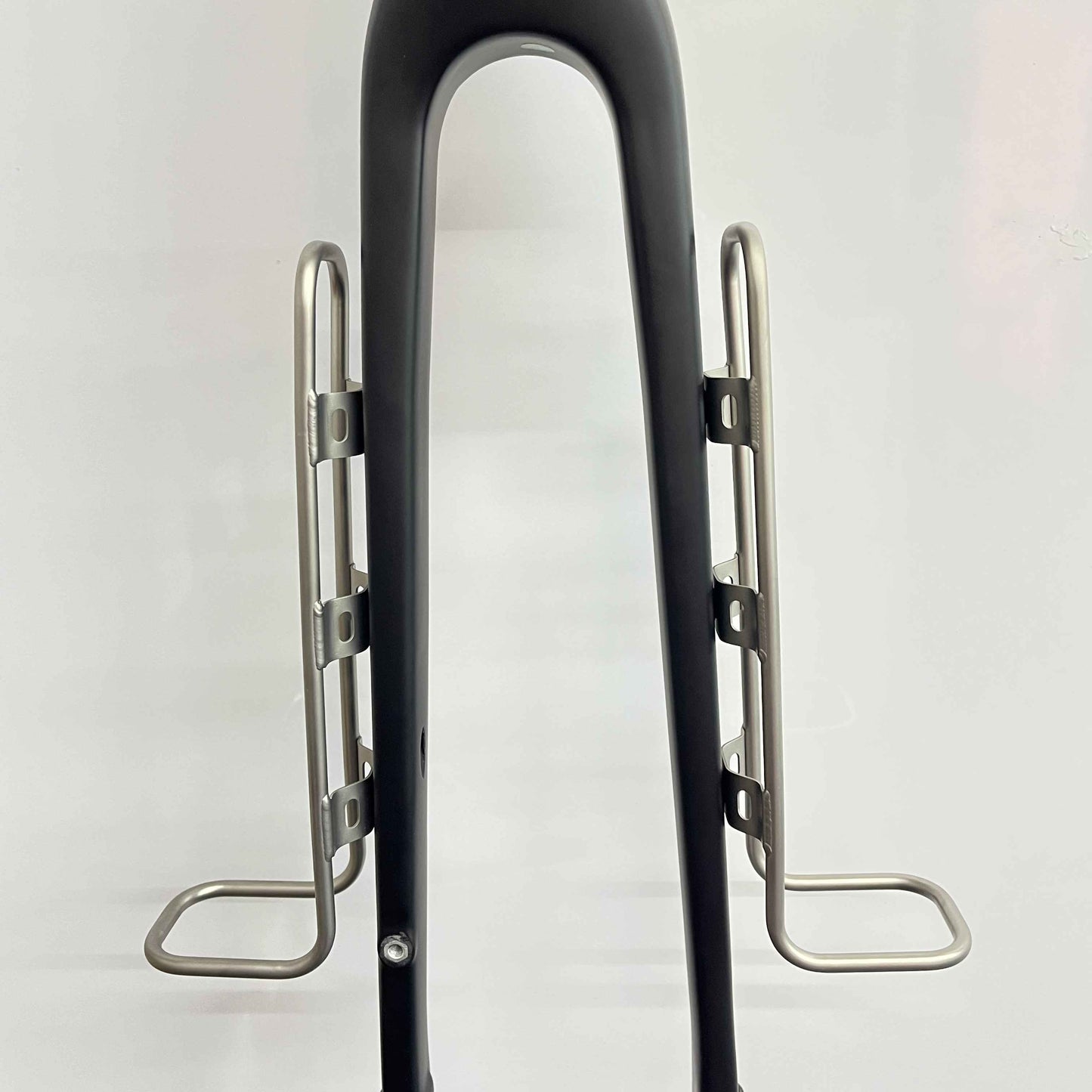 Ti-Parts Titanium Cargo Cage | Front Fork Luggage Mount for Bikepacking