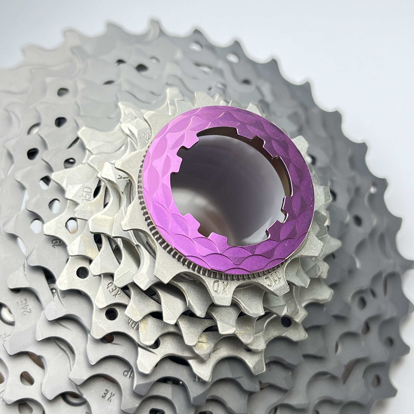 Bague de verrouillage de cassette en titane 4,96 g | Shimano HG+ / Hyperglide / 11 et 12 vitesses