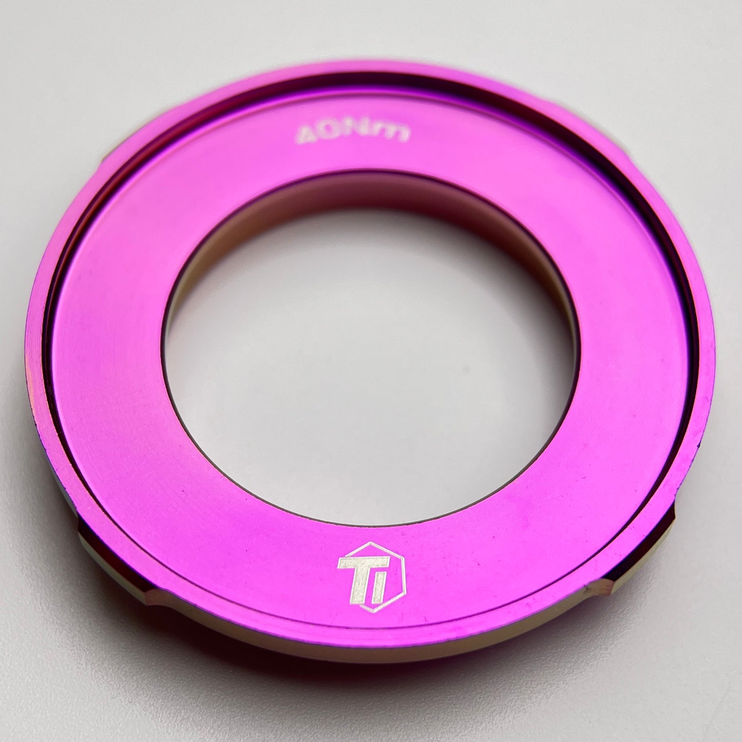 Anillo de bloqueo de rotor Centerlock de titanio | Estrías exteriores | Shimano SRAM