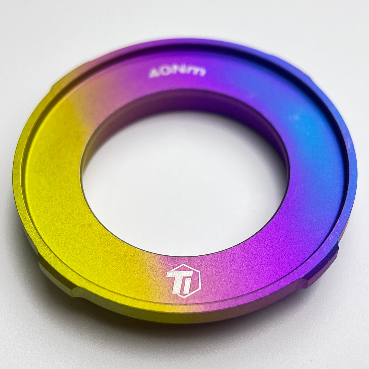 Anillo de bloqueo de rotor Centerlock de titanio | Estrías exteriores | Shimano SRAM