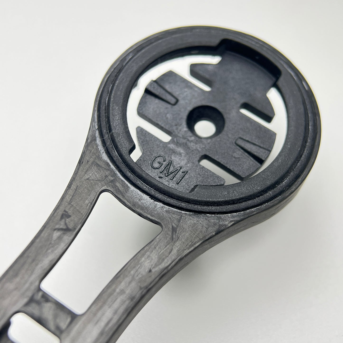 TiParts CARBON VISION Metron 5D ACR Evo Integrated Handlebar Computer Mount | Carbon Fiber Garmin Wahoo