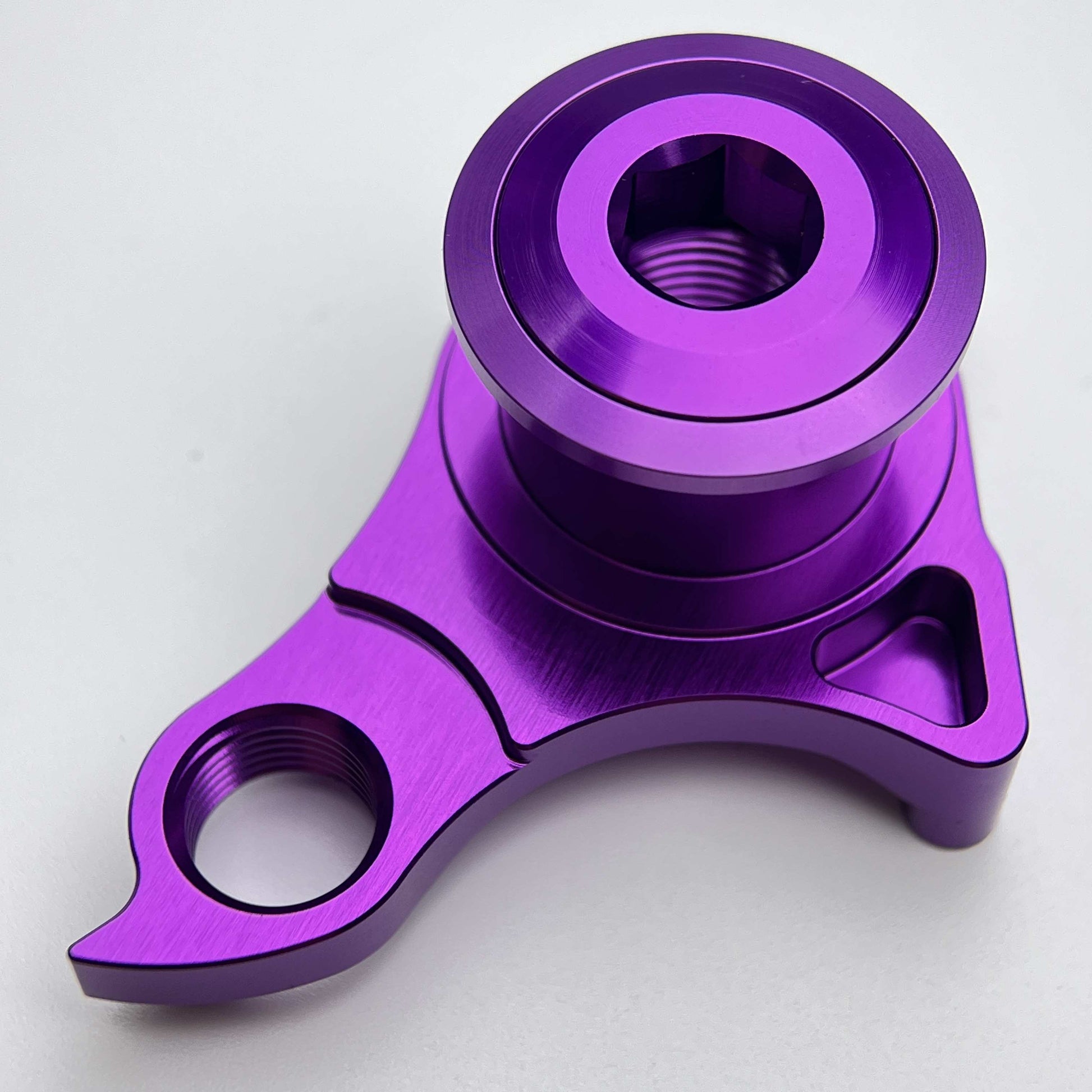 TiParts LITE UDH SRAM rear derailleur hanger purple