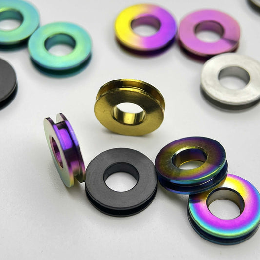 Titanium Spacer for Merida Reacto Cooling Fin Removal | Compensate Brake Caliper Height