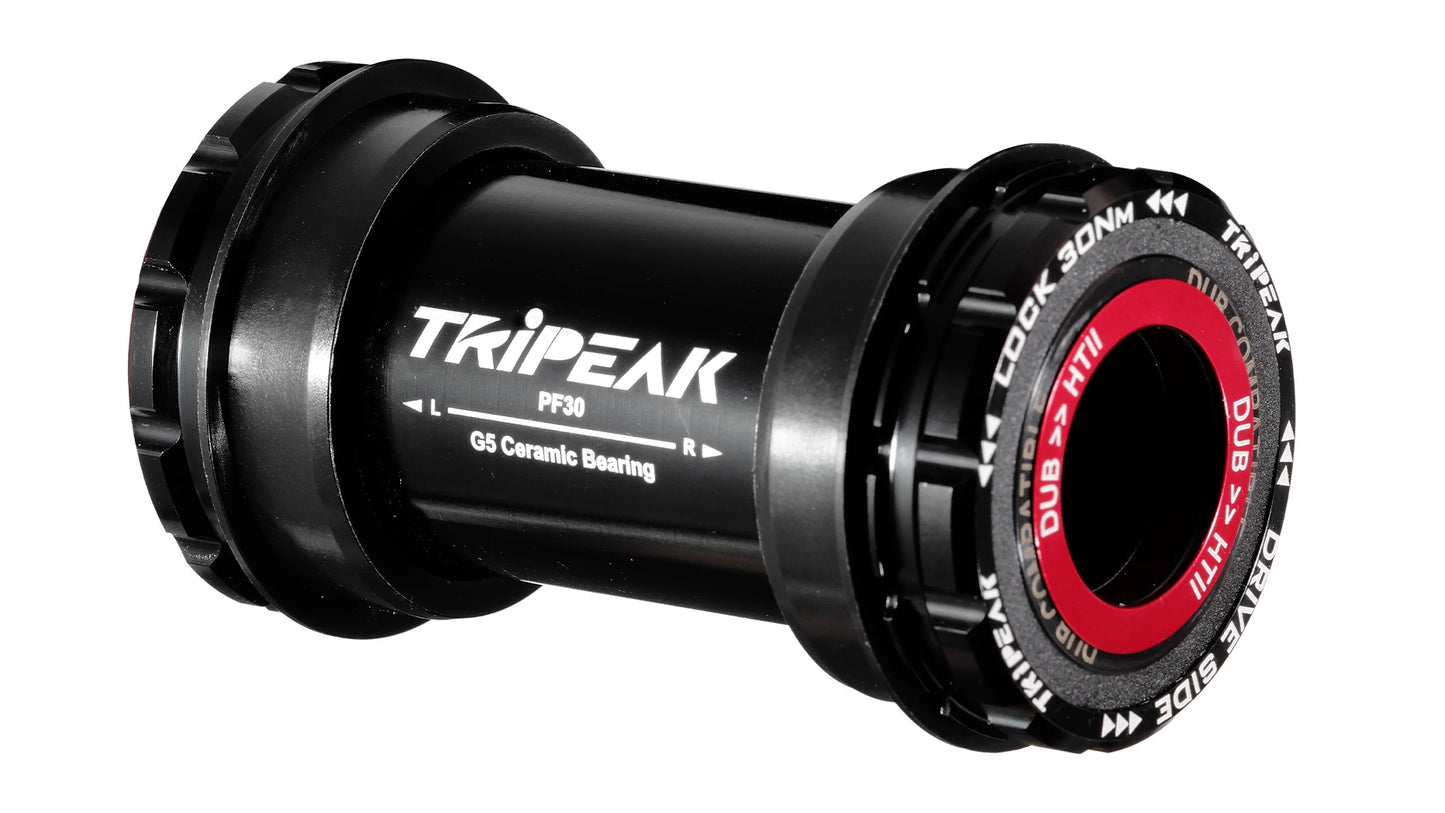 TRiPEAK PF30 68mm 3-in-1 Bottom Bracket | Ceramic/Steel Bearings | Shimano Hollowtech II, SRAM DUB, Rotor 3D+