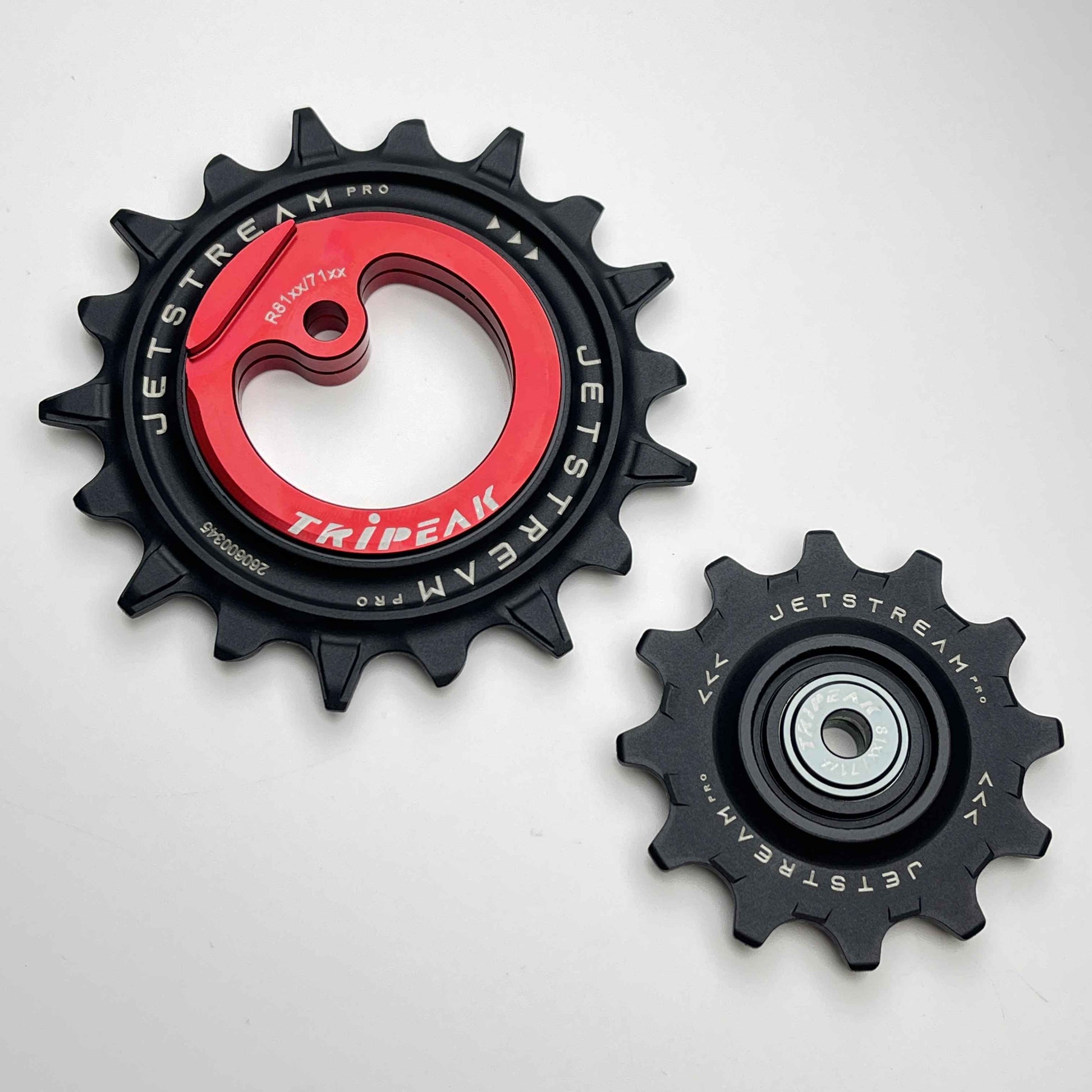 TRiPEAK Jetstream Pro 12T 18T ceramic pulley wheel red