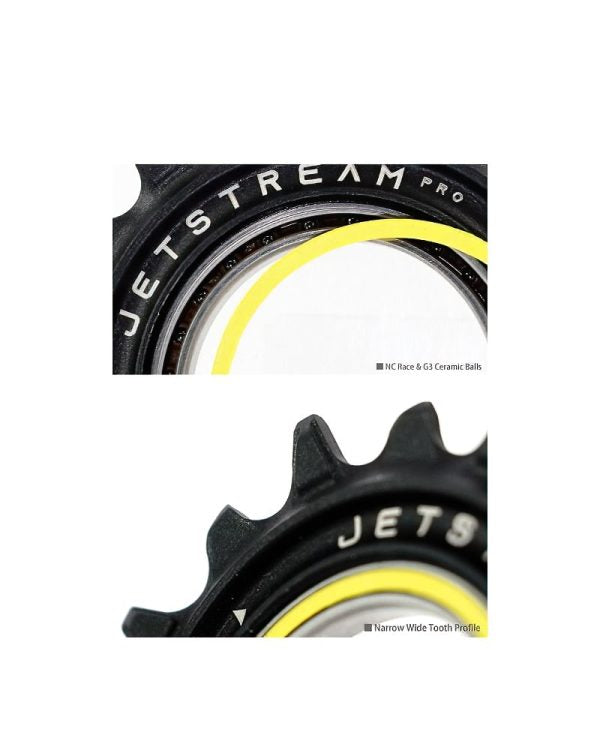 TRiPEAK Jetstream Pro Aero Wing Cage Pulley Wheel Kit 12T/18T | SRAM | Asymmetric Oversized Pulley Wheel (AOPW) OSPW