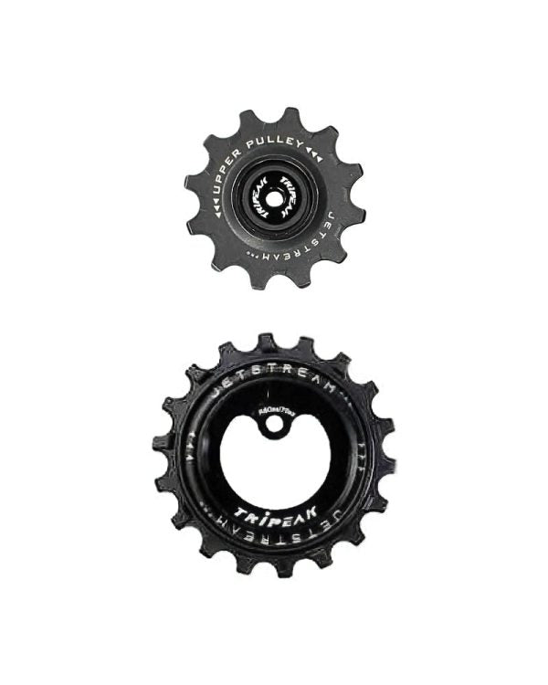 TRiPEAK Jetstream Pro Ceramic Pulley Wheel 11T/18T | Shimano GRX 1x/2x | Asymmetric Oversized Pulley Wheel (AOPW) OSPW
