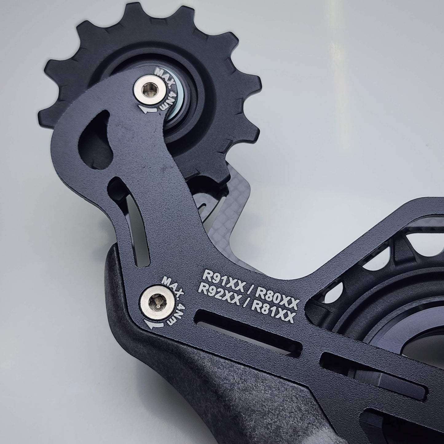 TRiPEAK Jetstream Pro Aero Wing Cage Pulley Wheel Kit 12T/18T | Shimano | Asymmetric Oversized Pulley Wheel (AOPW) OSPW