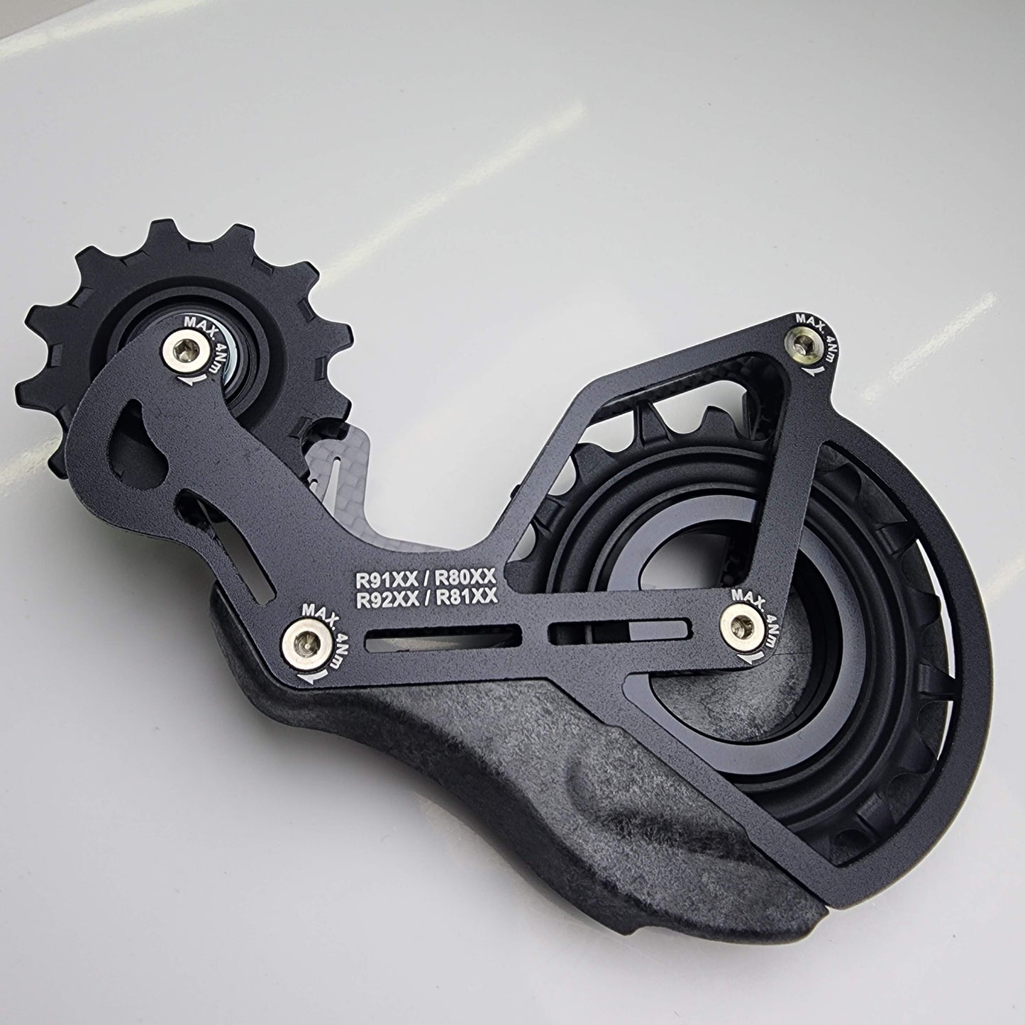 TRiPEAK Jetstream Pro Aero Wing Cage Pulley Wheel Kit 12T/18T | Shimano | Asymmetric Oversized Pulley Wheel (AOPW) OSPW