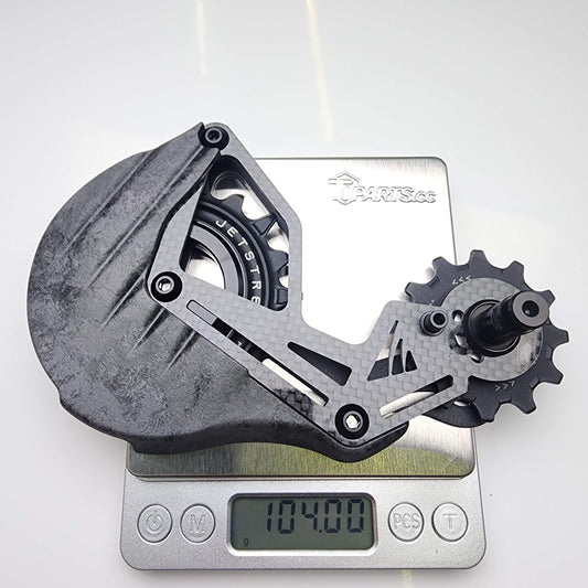 TRiPEAK Jetstream Pro Aero Wing Cage Pulley Wheel Kit 12T/18T | Shimano | Asymmetric Oversized Pulley Wheel (AOPW) OSPW