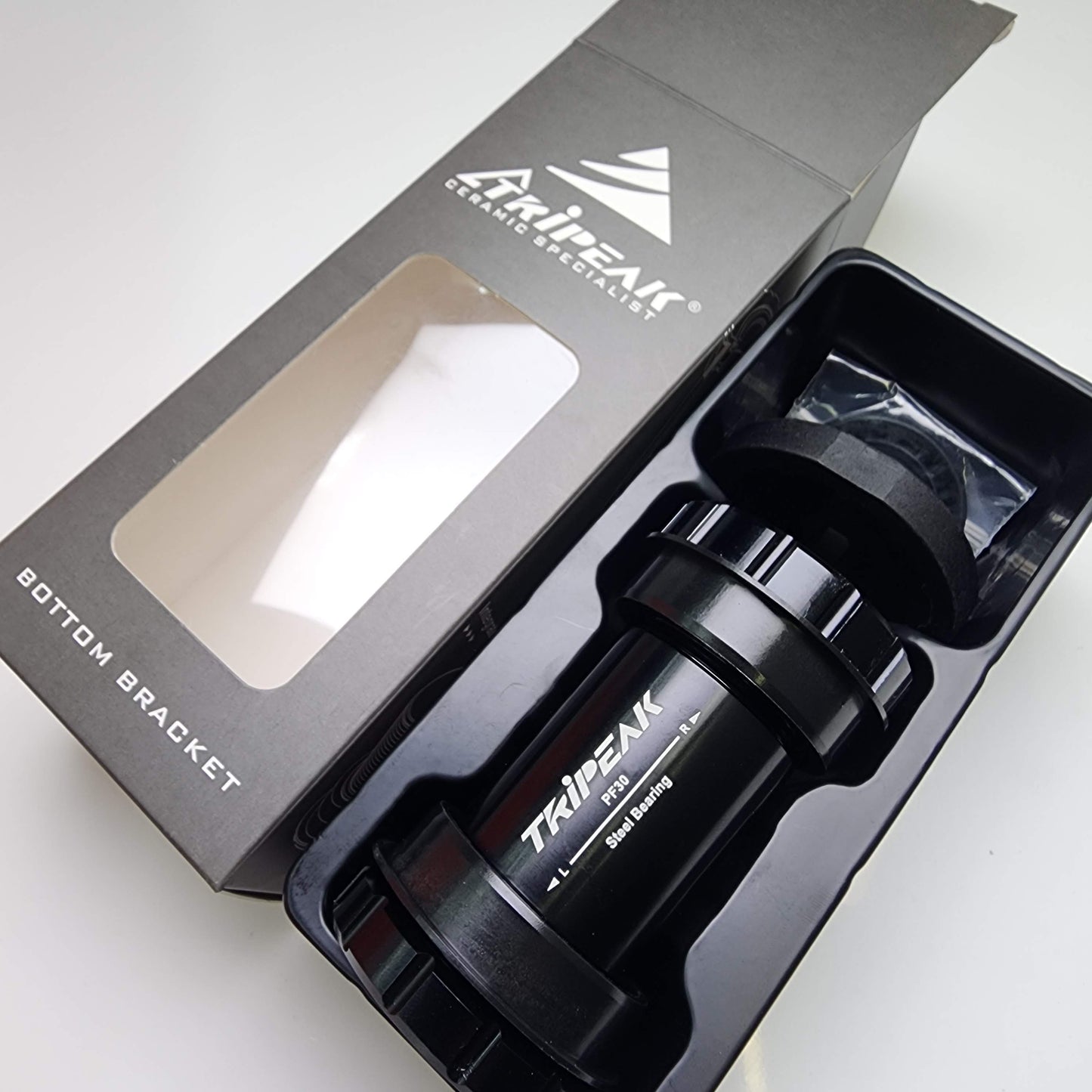 TRiPEAK PF30 68mm 3-in-1 Bottom Bracket | Ceramic/Steel Bearings | Shimano Hollowtech II, SRAM DUB, Rotor 3D+