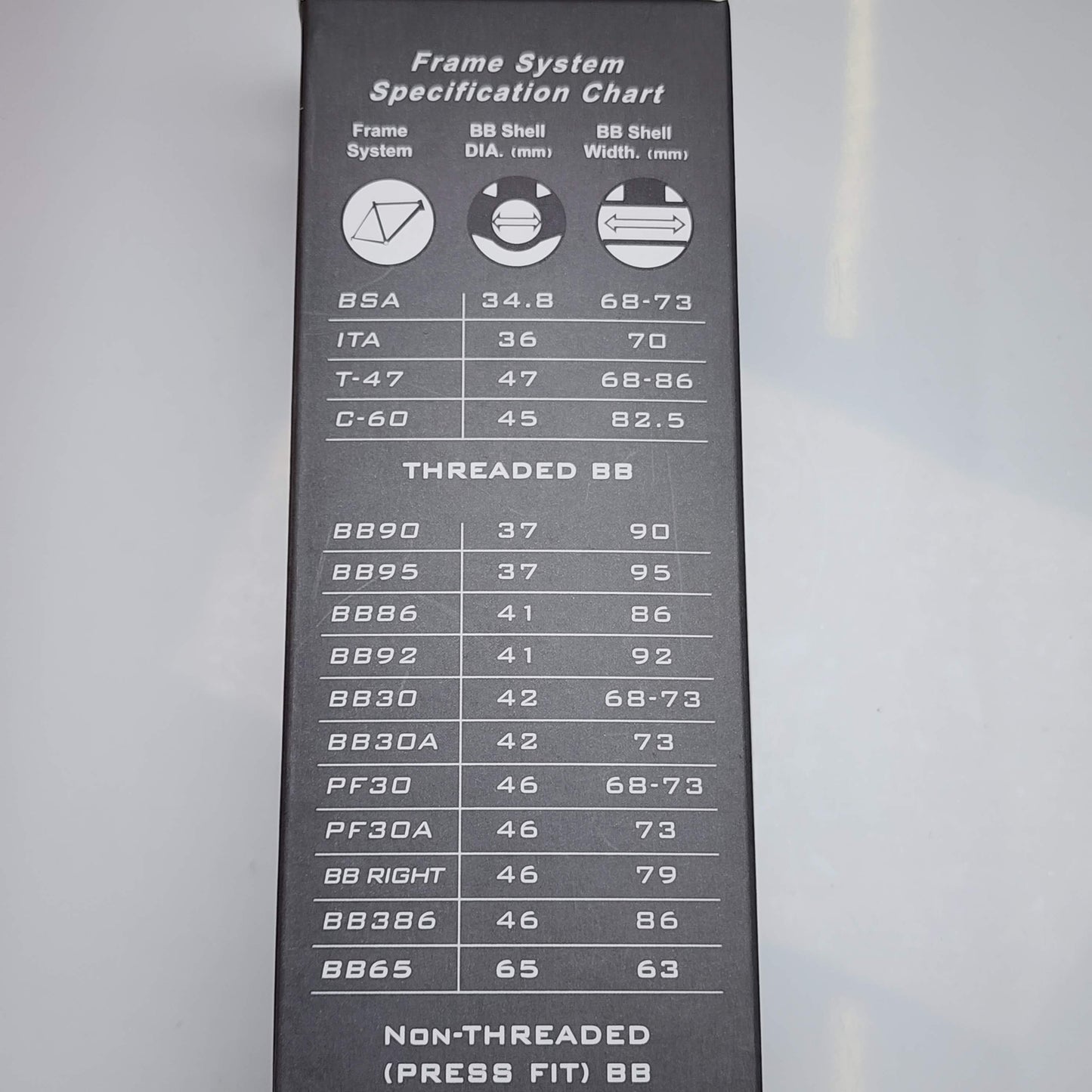 TRiPEAK PF30 68mm 3-in-1 Bottom Bracket | Ceramic/Steel Bearings | Shimano Hollowtech II, SRAM DUB, Rotor 3D+