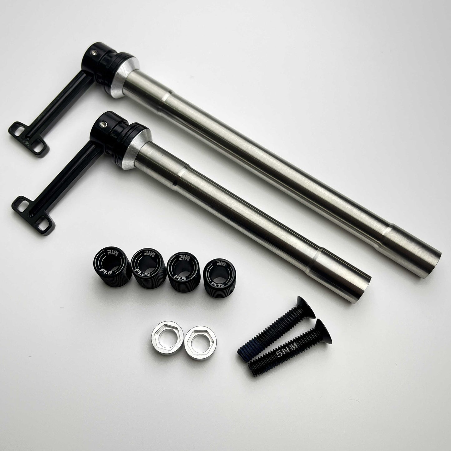 محور تيتانيوم مخفي لدراجات الطريق المزودة بفرامل قرصية | ملاءمة عالمية