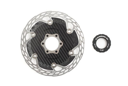 Carbon-Ti X-Rotor Aero Centerlock Disc Brake Rotors | 160/140mm | from 93g