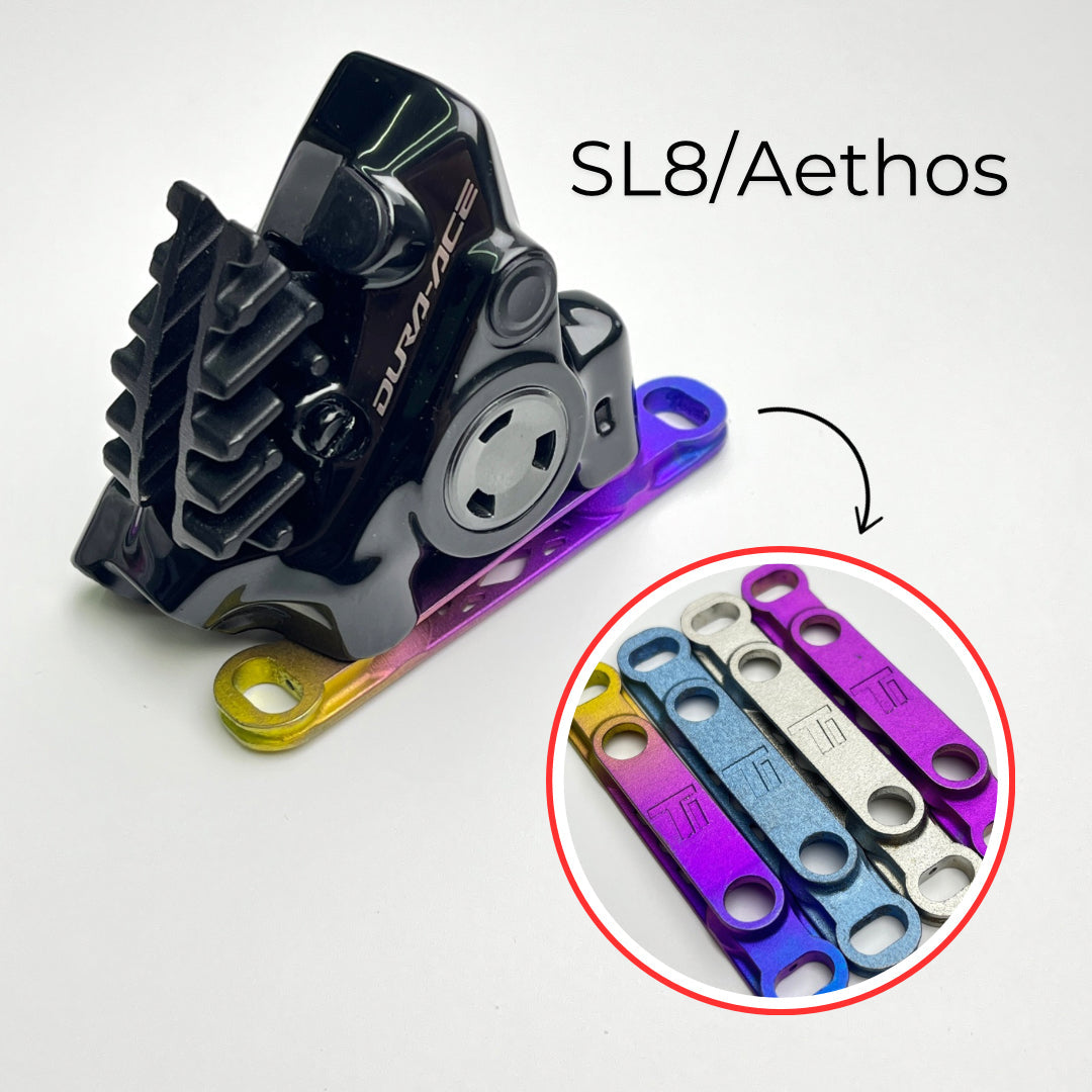 5g 3Dチタンプリントディスクブレーキアダプター Specialized SL8 &amp