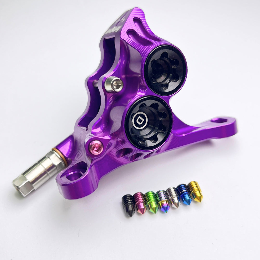 Śruba odpowietrzająca z tytanu 0,4 g | Hope RX4+, montaż płaski