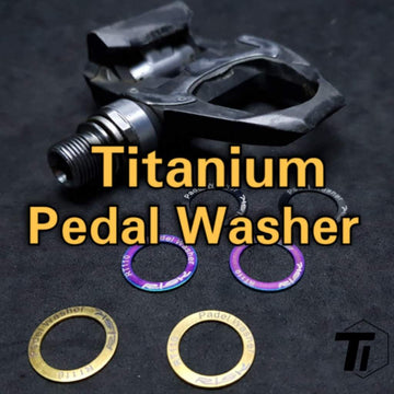 form pedal washers Titanium Pedal Washer | Adjust Q-Factor