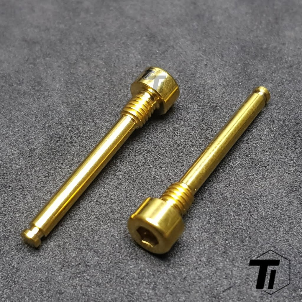 Kit de actualización de titanio para pinza de freno M8100 M7100 | Shimano XT SLX BR-M8100 BR-M7100 Pastilla de pezón de purga Banjo de freno de 2 pistones