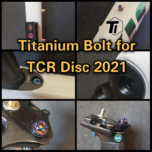 ชุดอัพเกรด Titanium Bolt สำหรับ Giant TCR Propel Defy Advanced Disc 2021 และ 2022 Advanced Pro Advanced SL- Titanium Bolt