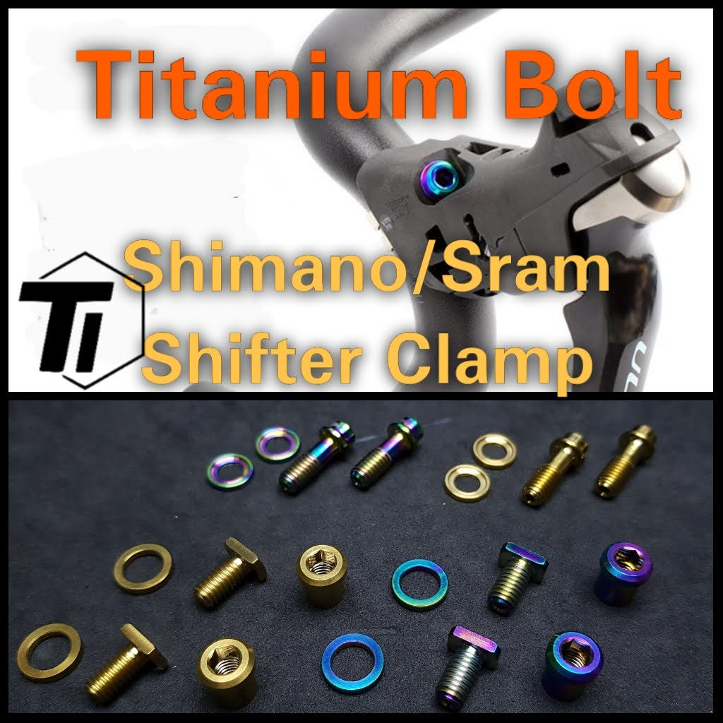 Titanium Shifter Clamp Bolt för Shimano SRAM road shifter 9270 9000 r8000 9100 105 Ultegra Rival Force Red etap yxor