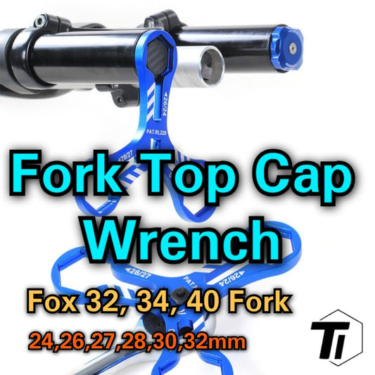 Fox Fork Top AirCap Wrench Fox 32 Fox 34 Fox 36 Fox 40 Mountainbike-Federgabel MTB-Entfernungswerkzeug Ventilkappenservice