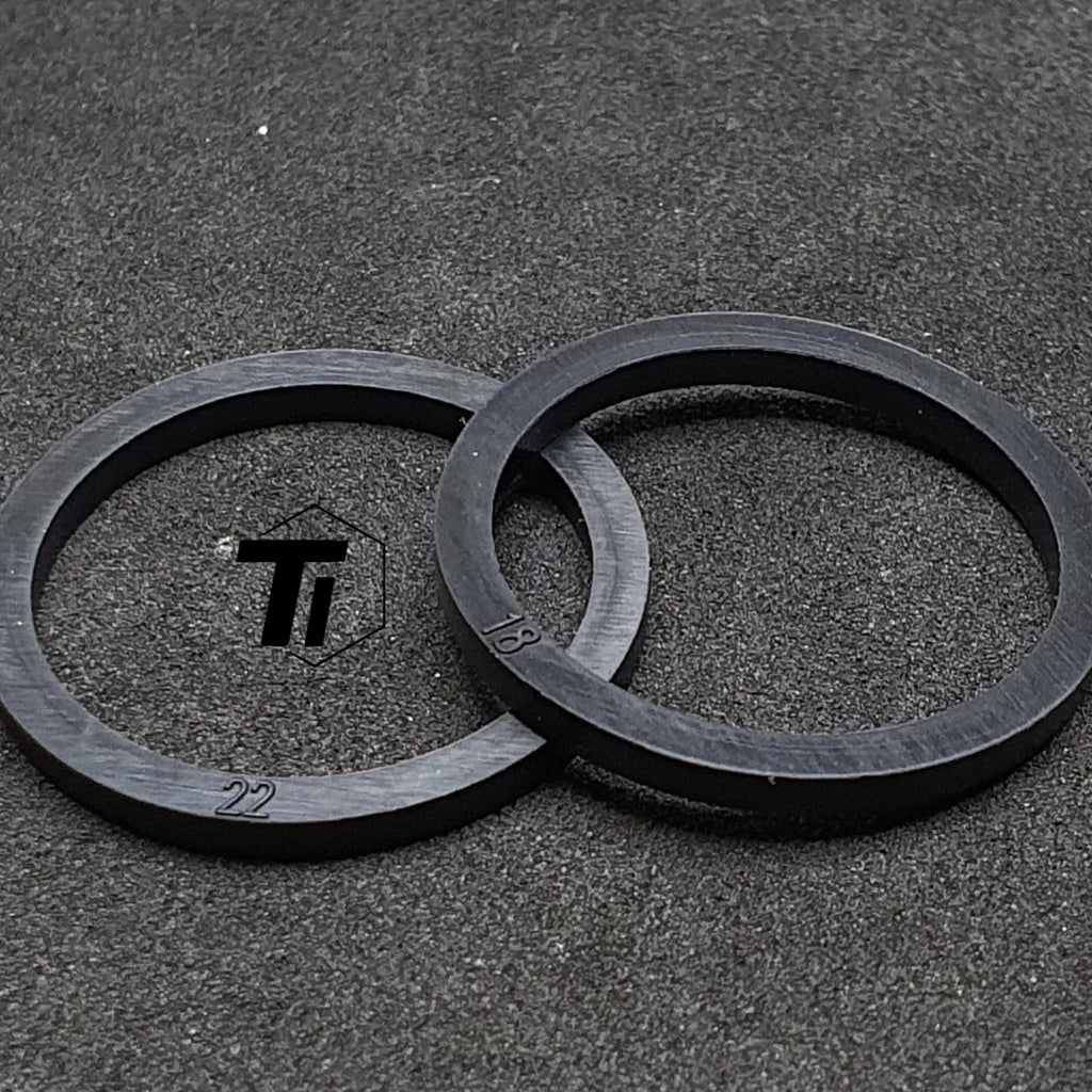 Titanium hydraulic brake pistons for compatible Shimano disc brakes