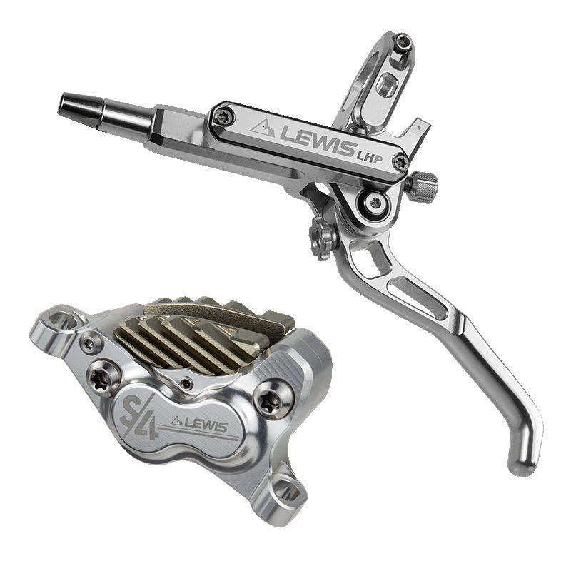 Lewis LHP-S4 Dual Size 4 Piston Disc Brake Caliper 2x14mm, 2x17mm | Liner Brake Force For Downhill Enduro