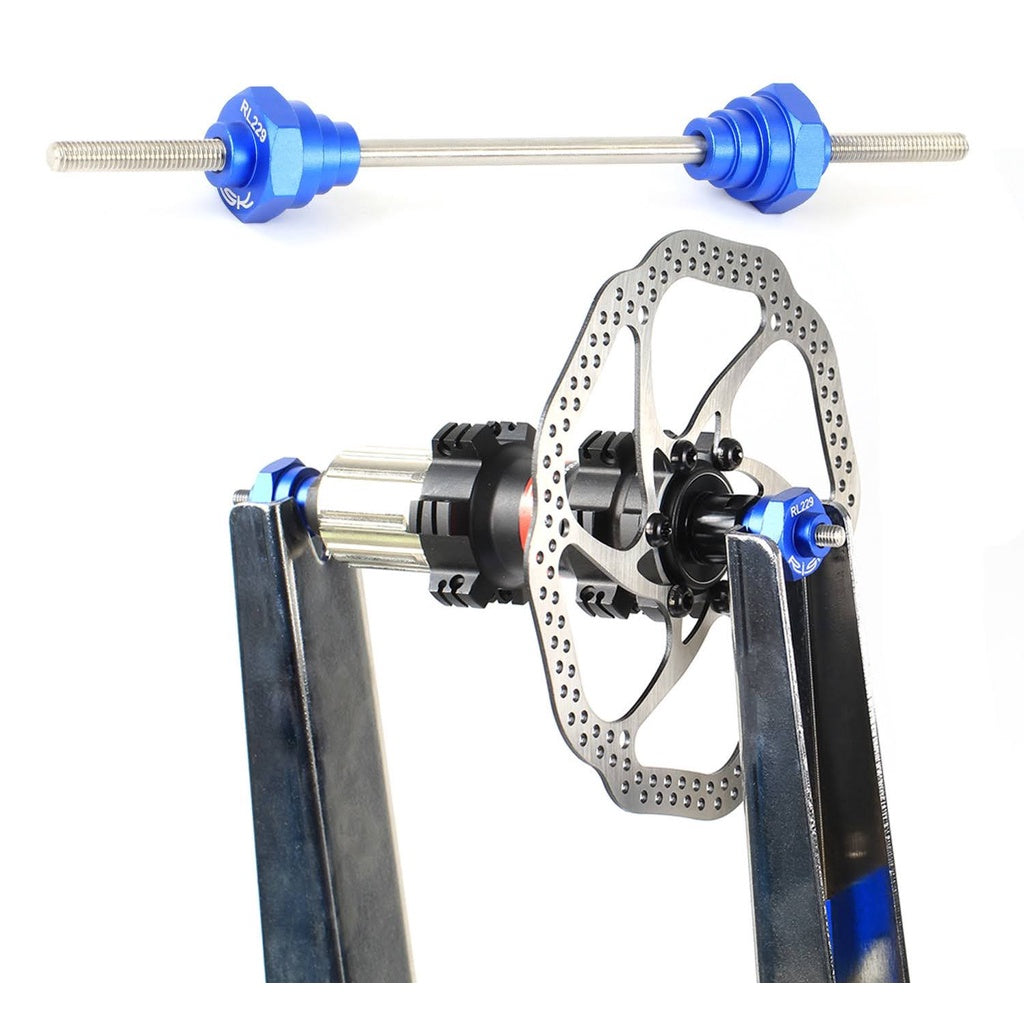 Gennemgående akseladapter til hjulstativ | 12 mm 15 mm 20 mm professionel hjulbygger cykelcykel DIY MTB skivebremse