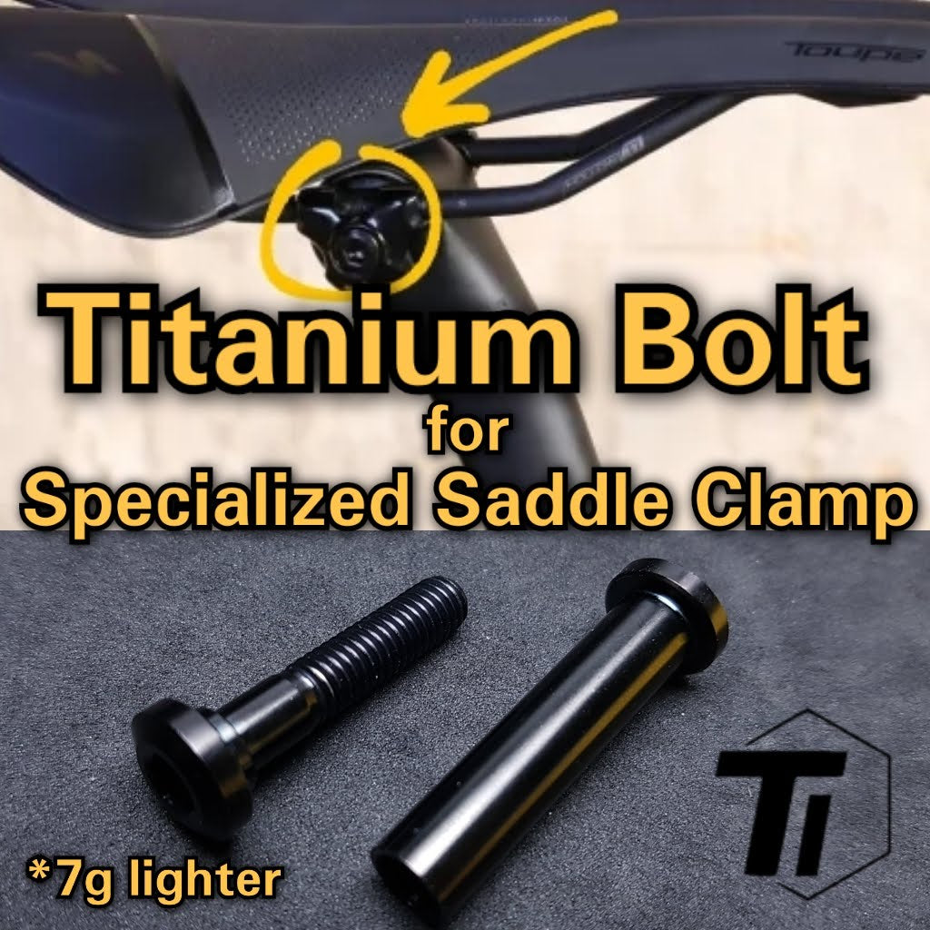 Titanium Bolt Kit for Specialized Saddle Clamp Carbon Rail | SL6 SL7 Venge Aethos Allez Sworks Titanium Screw Singapore