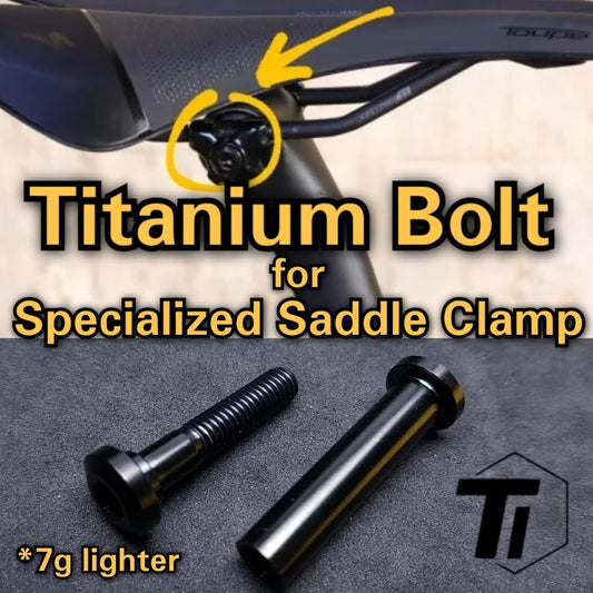 Titanium Bolt Kit til Specialized Saddle Clamp Carbon Rail | SL6 SL7 Venge Aethos Allez Sworks Titanium Screw Singapore