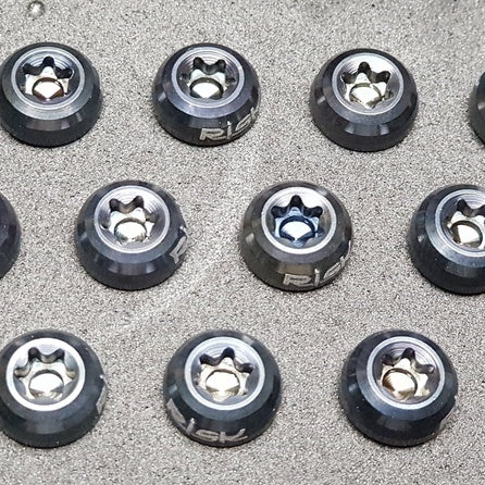 Titanium-Bremsscheibenschraube, 12 Stück, Shimano und Sram Magura Birdy Torx MT5 MT7 M9120 M8120 M8100 M8000 M7100 Ti-Parts