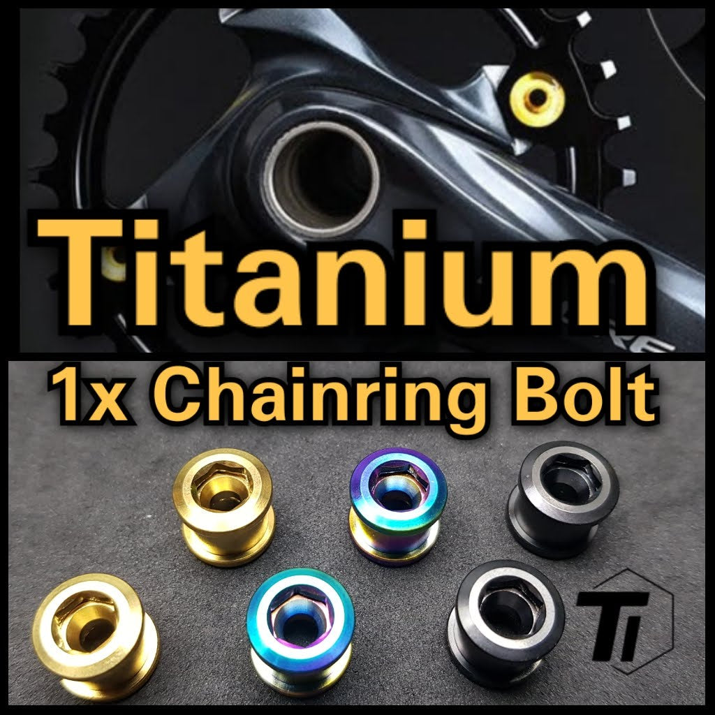 Titanium MTB Chainring Bolt  For Shimano Sram 1x MTB Cyclocross  M8000 M8100 M7000 M7100   Titanium Screw MTB  Singapore