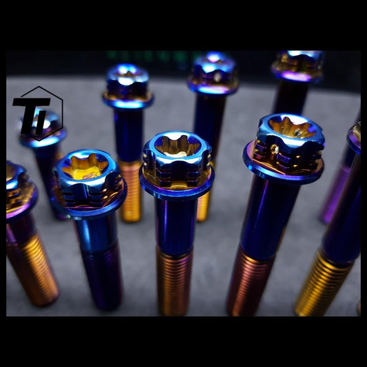 Perno de titanio M10 para motocicleta, bicicleta japonesa y europea, p1.25 P1.5 m10x25 m10x30 m10x35 m10x40 m10x45 m10x50 m10x55 m10x60