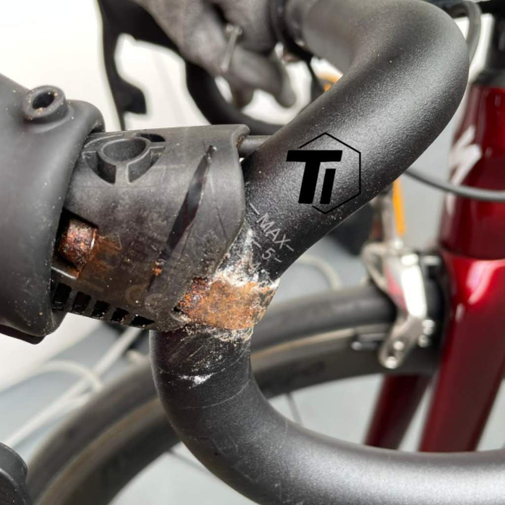 TITANIUM Bolt สำหรับ Sram สีแดง Etap 11 S Shifter CLAMP/Force,rival 11 Speed ​​Anti Rust สกรูไทเทเนียมจักรยาน MTB เกรด 5