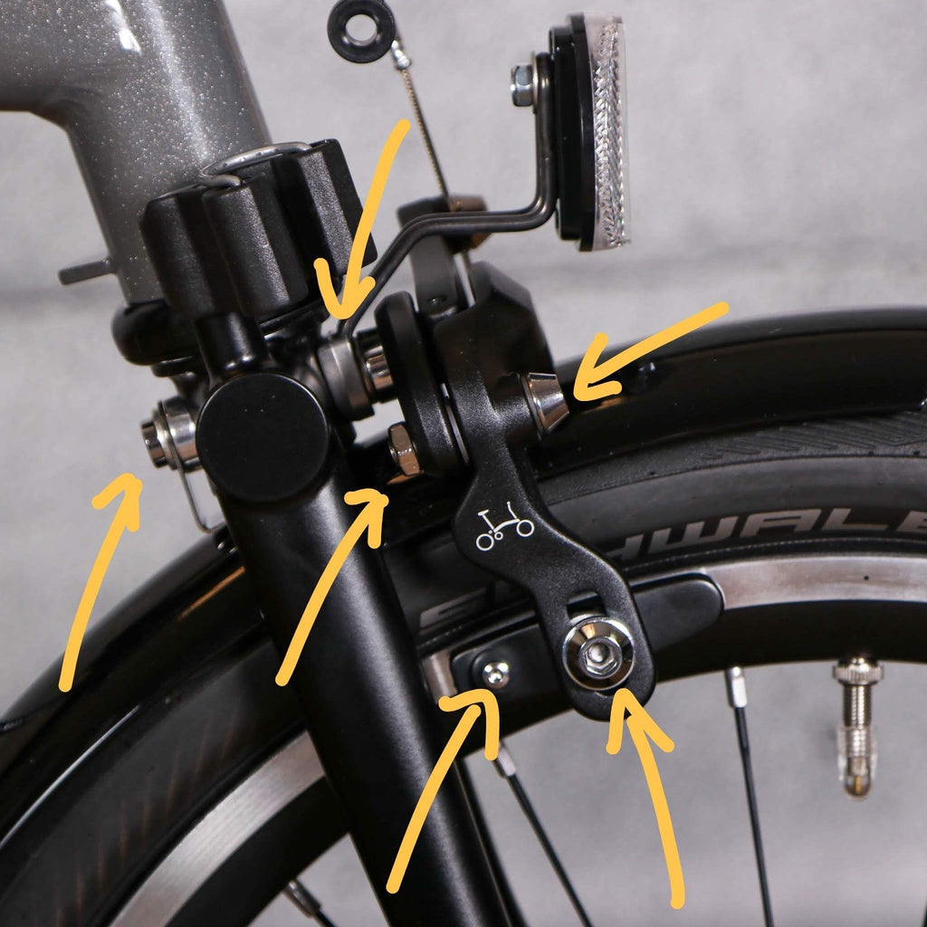 Brompton brake hot sale upgrade