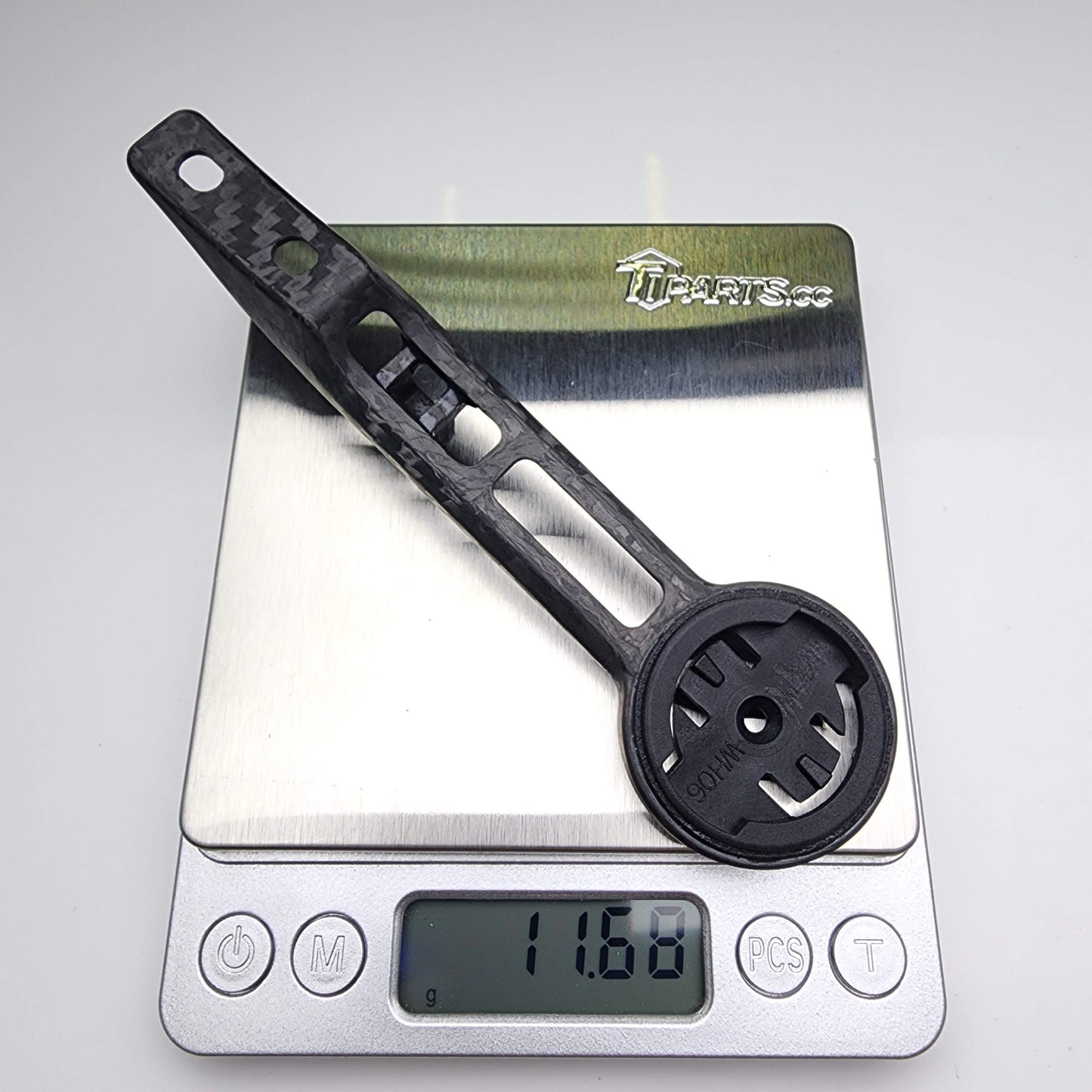 TiParts CARBON GIANT CADEX Race/Aero Integrated Handlebar Computer Mount | Carbon Fiber Garmin Wahoo